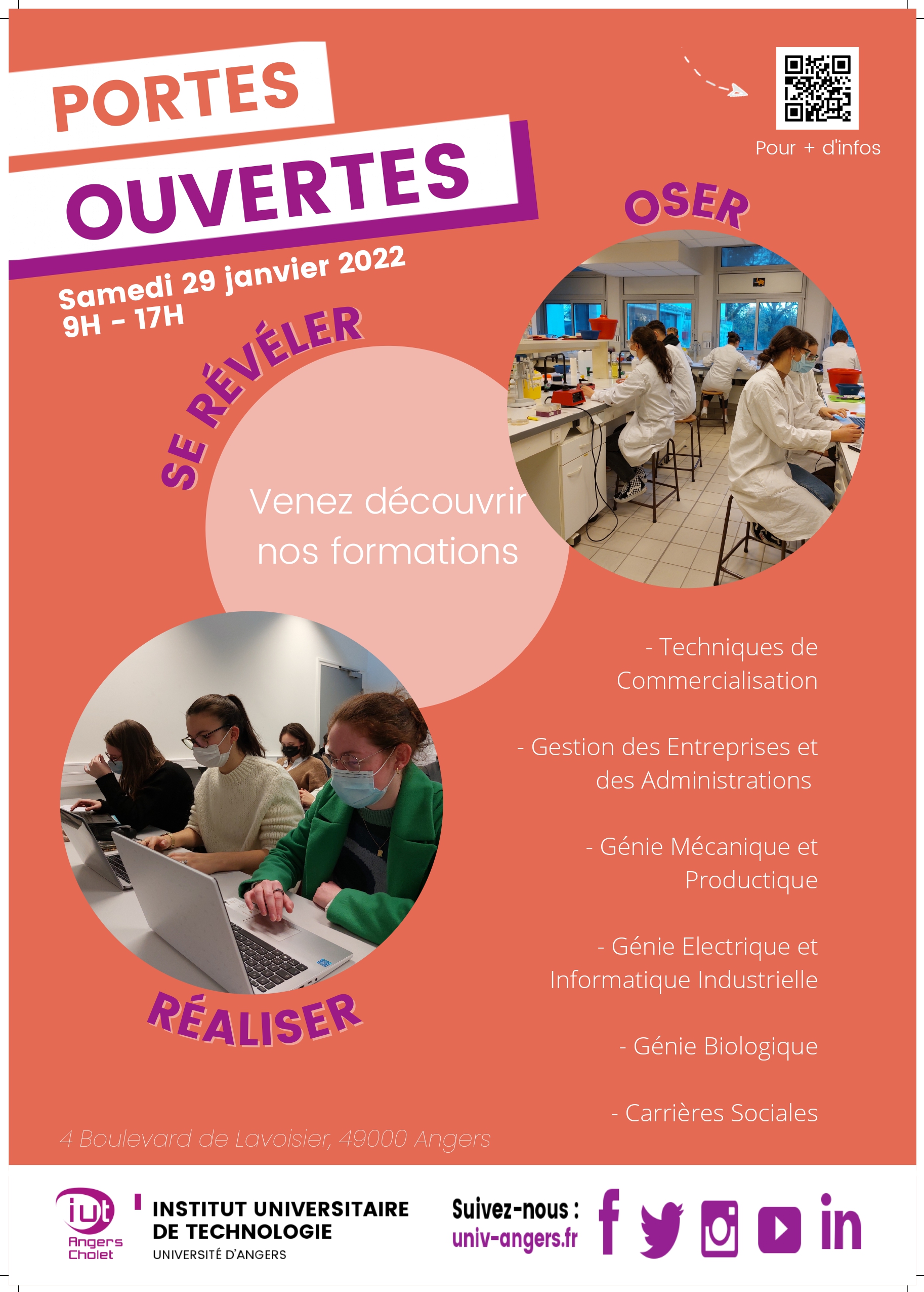 Des affiches pour les Portes Ouvertes réalisées par des étudiants de TC ...
